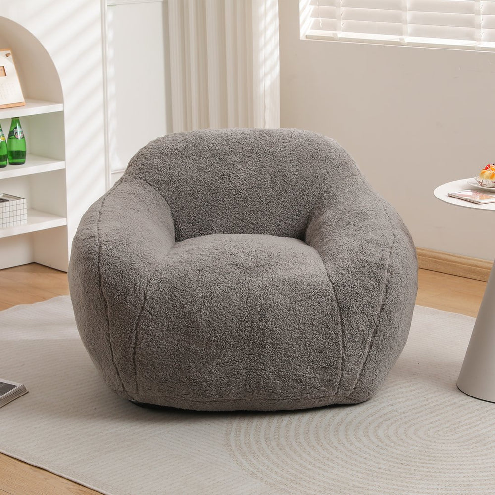 English Elm Bean Bag Chair - Ultra-Comfy Memory Foam Giant Sofa With Armrests For Living Room & Bedroom Use W2200P247796