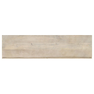 English Elm Terrace Solid Mango Wood Console Table with Drawers Whitewashed Foyer Accent B062P451718