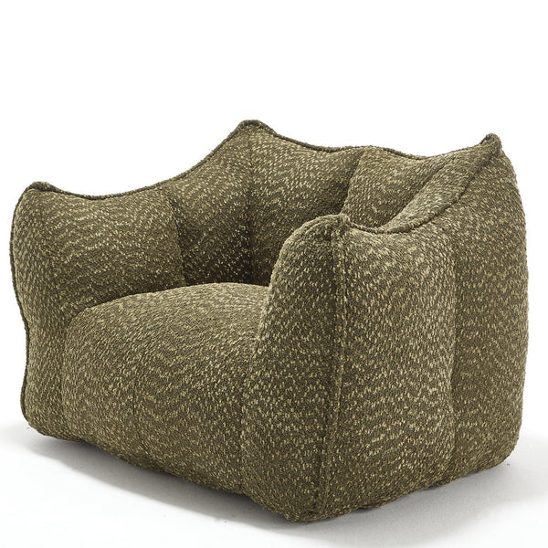 English Elm Sofa plush beanbag chair with superfiber cover and resilient foam filling for ultimate home comfort and relaxation Olive Green W1996P252266