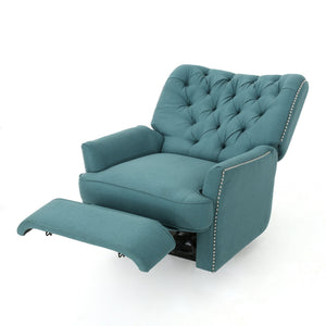 English Elm Christopher Knight Home® - Indulge Electric Recliner with Teal Fabric, Copper Accents, Power Lift Recline and Plush Comfort 61375.00DTE