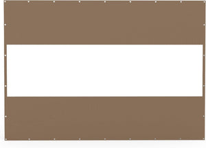 English Elm Heavy Duty Outdoor Clear Panel Curtain - 18 Oz Waterproof Pvc Polyester, Weatherproof & Tearproof P1 W1859P238833-GIGA