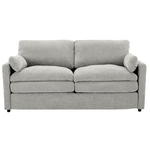 English Elm 68.1" Cozy Upholstered Loveseat Sofa with Double-Layer Cushions, Deep Seating, Chenille Comfort & Support LIGHT GREY N719P251496R