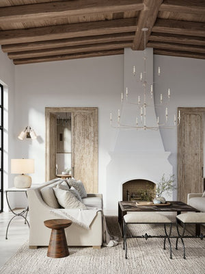 Currey & Company Nottaway Grande Champagne Chandelier - Elegant High Ceiling Fixture With Adjustable Length & Style Silver Wrought Iron 9000-1314-currey-company