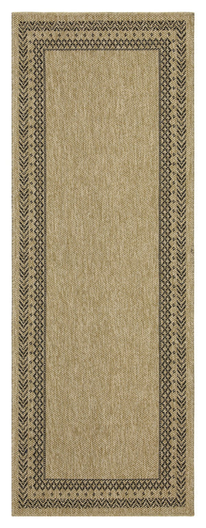 English Elm Earth Jute/Black 7'10" X 10'3" Indoor/Outdoor Area Rug - Durable, Stylish, Stain-Resistant Design! B186P198826