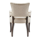 INK+IVY Brooklyn Transitional Dining Arm Chair (Set of 2) IIF20-0057 Cream