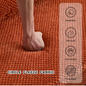 English Elm Compression Modular Sofa Bed - Convertible Mah-Jong Style, Soft Fleece, Memory Foam, No Assembly! W3723P377146