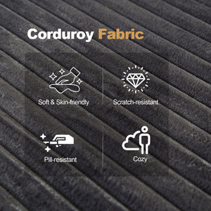 English Elm Modular Sectional Sofa With Chaise - Luxurious Cloud Couch For Living Room, Office & Bedroom Use W3434S00001