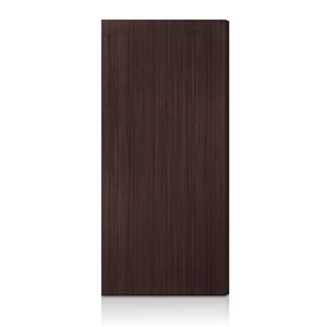 English Elm 36 in Espresso Melamine Flush Interior Door Slab with Mdf Core Modern Finish B2763P486367