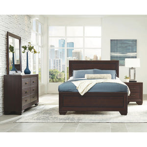 English Elm Oatfield Dark Cocoa 4-Piece California King Bedroom Set - Stylish Design, Durable & Functional Charm B062S00912