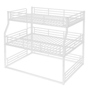 English Elm Twin Xl Solid Pine Loft Bed with Built-in Led Lighting and Storage Shelves Light White W1580S00587