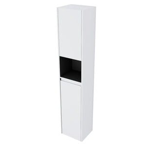 English Elm 12" Bathroom Side Cabinet - Wall-Mounted, Soft-Close Doors, Space-Saving Design For Modern Homes W999S00282