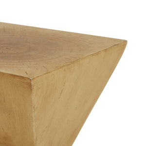 English Elm Christopher Knight Home® - TESS Modern Side Table with Sculptural Hourglass Design, Hand-Finished Accent for Indoor/Patio Spaces Light Natural N770P341402L