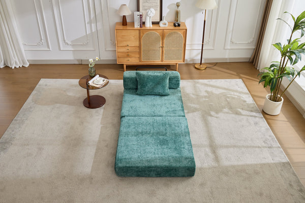 English Elm Compression Sofa: Versatile Chenille Floor Bed, No Assembly, Modular Design For Small Spaces & Guests W3723P345644