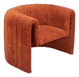 Viana Accent Chair Burnt Orange 110029 Zuo Modern