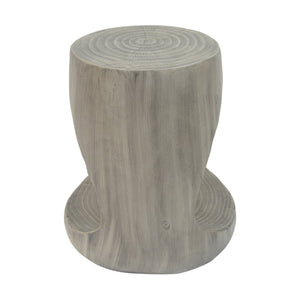English Elm Christopher Knight Home® - MGO Hollow Side Table with Wood-Grain Texture, Durable Magnesium Oxide Build, Indoor/Outdoor Use Grey N770P212235G