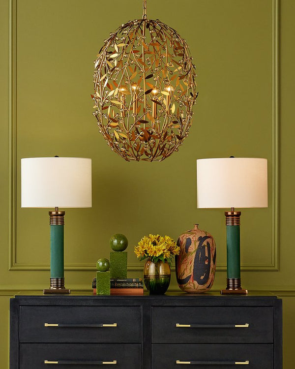 Currey & Company Nova Teal Object Set Of 2 - Stunning Modern Sculptures With Captivating Organic Patterns For Decor Green Composite 1200-1027-currey-company