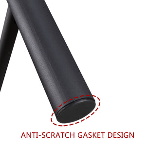 English Elm Metal Victorian Platform Bed Frame Full Size Black with Noise-Free Steel Slats, Underbed Storage, 450lb Capacity W84034826