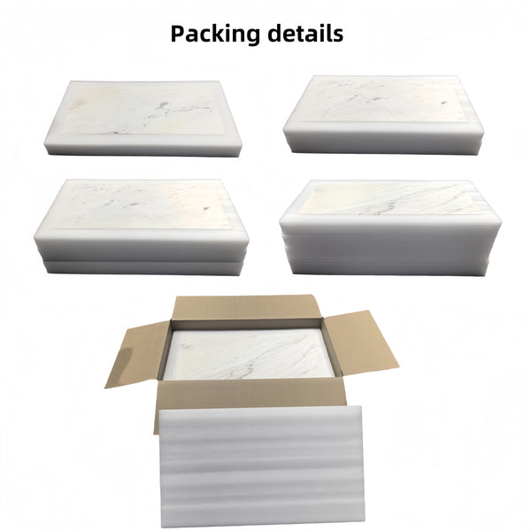 English Elm 12*24 Snow Mountain White Marble Tiles - Polished Natural Stone For Elegant Walls & Floors, 4 Pcs W1696P262331