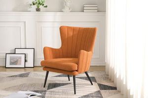 OSP Home Furnishings Jenson Chair Orange