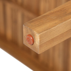 English Elm Christopher Knight Home® - 69" Acacia Wood Outdoor Dining Table with Slatted Top for Easy Drainage, Durable 300 lb Capacity, Stylish Patio Entertaining Natural N779P234500N