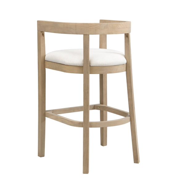English Elm Christopher Knight Home® - Bar Stools Set Of 2 - Contemporary Rubberwood Design With Comfortable Upholstery For Home Bars N771P284165A