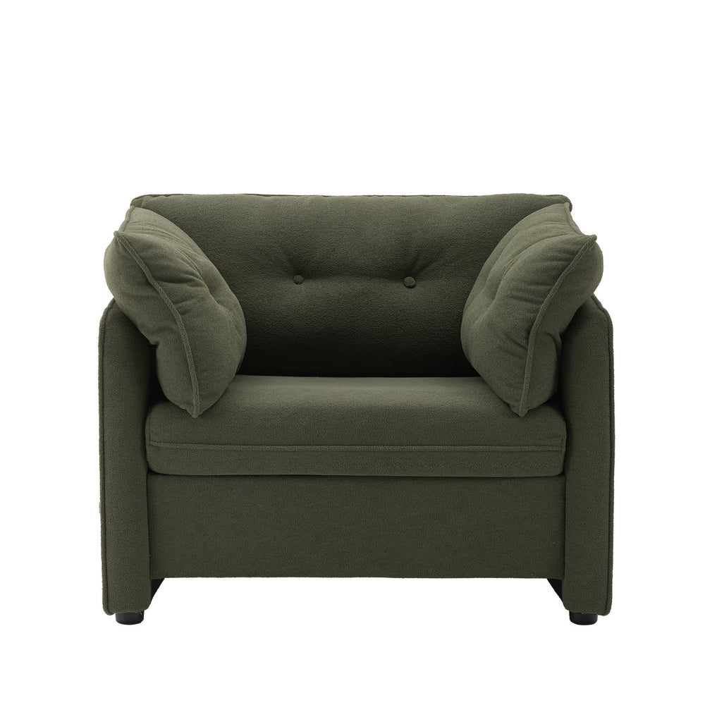 English Elm Modern Chenille Oversized Armchair - Stylish Lounge Chair For Living Room, Bedroom & More! W2997P236136