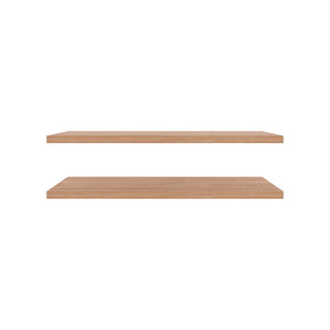 English Elm Floating Shelf Lyle Beige Pine Set of Two – Space-Saving Engineered Wood Shelves 47.2" x10.2" Durable Stylish Décor B092P238728