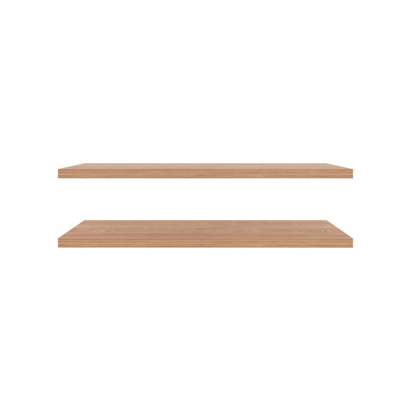 English Elm Floating Shelf Lyle Pine Beige Set of Two – Space-Saving Engineered Wood Shelves for Stylish Display and Durability B092P238728