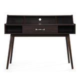 Christopher Knight Home® - Noble House - Brenda Mid Century Modern Walnut Finish Fiberboard Home Office Desk