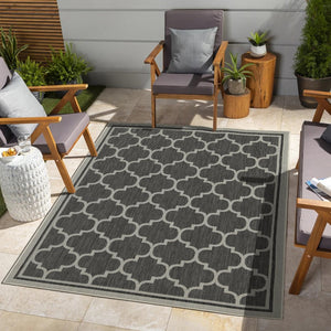 English Elm Sunshine Anthracite Indoor/Outdoor Area Rug - Durable, Soft, Stylish 2'7" X 7'3" For High Traffic Areas B186P198867-GIGA