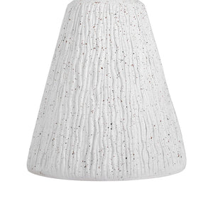 English Elm Outdoor Mgo Speckled Pedestal Side Table Retro Bohemian Accent for Patio or Living Room N765P382571W