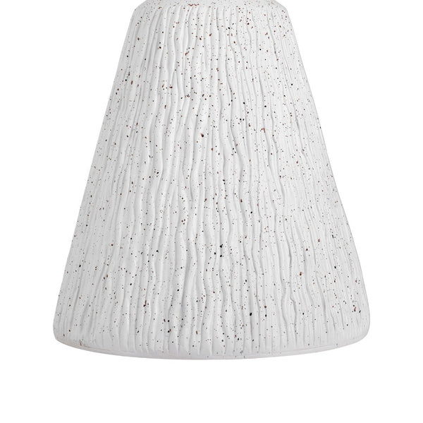 English Elm Outdoor Mgo Speckled Pedestal Side Table Retro Bohemian Accent for Patio or Living Room N765P382571W