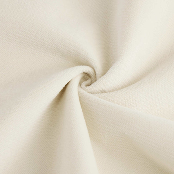 English Elm Super Comfort Modular Velvet Sectional Sofa With Movable Ottoman – Cloud-Like Deep Seat Couch In Cream W714S01074-GIGA