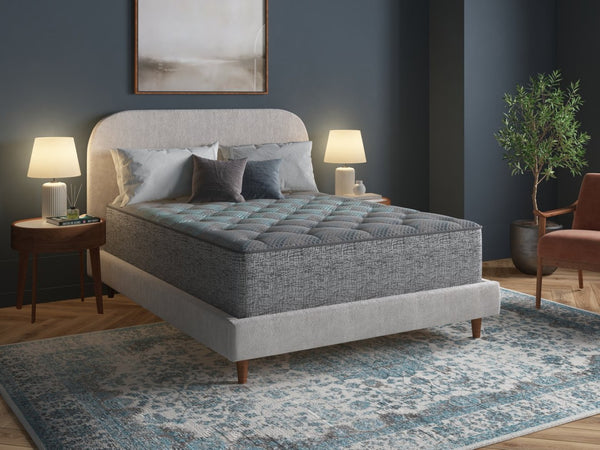 English Elm Restonic Plush Hybrid California King Mattress with Pocketed Coils and Cooling Foam B123P299681
