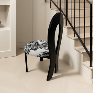 English Elm Dining Chairs Set Of 2 – Elegant Walnut Wood With Linen Cushions & Crisscross Backrest For Comfort W2700P338557