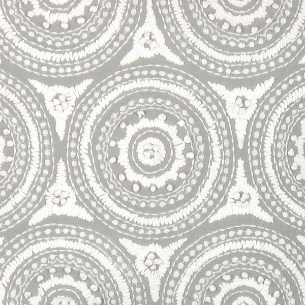 Pasargad Home Naples Luxury Embroidered Pillow – Enhance Your Space With Glamorous Style Grey Cotton & Bamboo Silk Pcc-1025