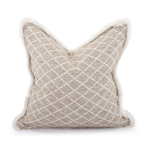 Howard Elliott 20 X 20 Pillow - Luxurious Soft Knobby Weave In Earthy Tones For Contemporary Living Spaces Brown 100% Polyester 2-1133f-howard-elliott