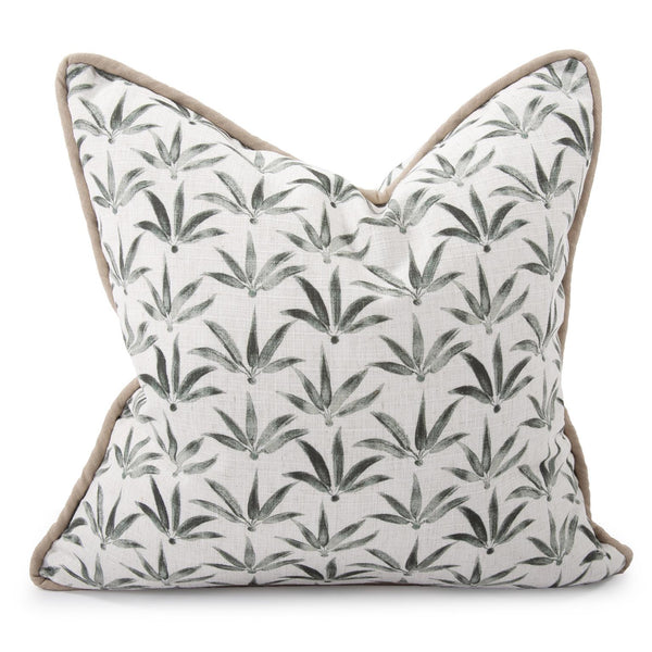 Howard Elliott 24 X 24 Pillow Claude - Elegant Abstract Floral Design In Soft Pastels For Any Living Space Decor Green 95% Polyester,5% Linen 3-1253f-howard-elliott