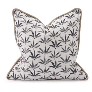 Howard Elliott 20 X 20 Pillow - Luxurious Soft Knobby Weave In Earthy Tones For Contemporary Living Spaces Gray 95% Polyester,5% Linen 2-1255f-howard-elliott