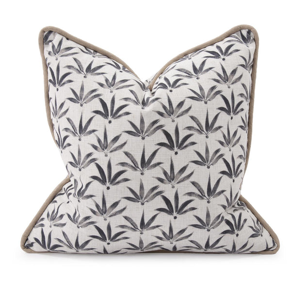 Howard Elliott 20 X 20 Pillow - Luxurious Soft Knobby Weave In Earthy Tones For Contemporary Living Spaces Gray 95% Polyester,5% Linen 2-1255f-howard-elliott