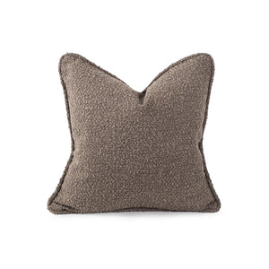 Howard Elliott 20 X 20 Pillow - Luxurious Soft Knobby Weave In Earthy Tones For Contemporary Living Spaces Brown 100% Polyester 2-1262f-howard-elliott