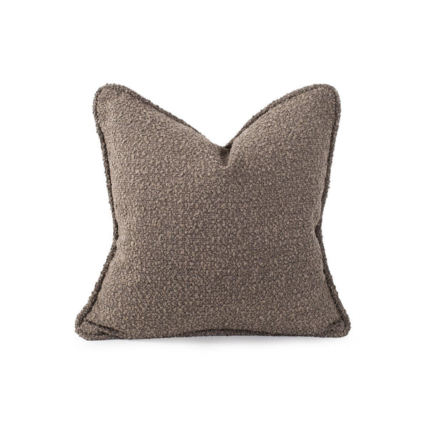 Howard Elliott 20 X 20 Pillow - Luxurious Soft Knobby Weave In Earthy Tones For Contemporary Living Spaces Brown 100% Polyester 2-1262f-howard-elliott