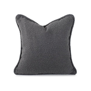 Howard Elliott 20 X 20 Pillow - Luxurious Soft Knobby Weave In Earthy Tones For Contemporary Living Spaces Gray 100% Polyester 2-1264f-howard-elliott