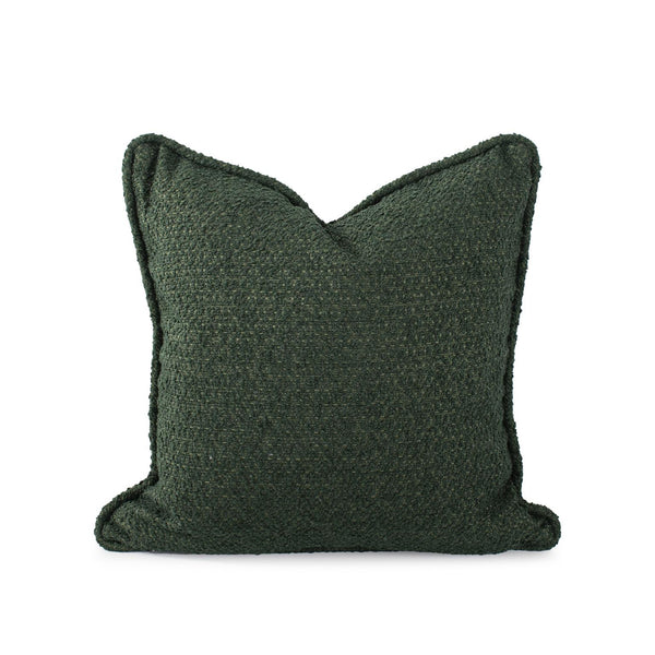 Howard Elliott 20 X 20 Pillow - Luxurious Soft Knobby Weave In Earthy Tones For Contemporary Living Spaces Green 100% Polyester 2-1265f-howard-elliott