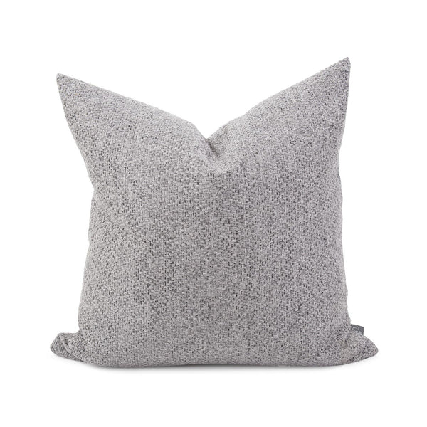 Howard Elliott 20 X 20 Pillow - Luxurious Soft Knobby Weave In Earthy Tones For Contemporary Living Spaces Gray 100% Polyester 2-1285-howard-elliott