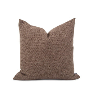 Howard Elliott 20 X 20 Pillow - Luxurious Soft Knobby Weave In Earthy Tones For Contemporary Living Spaces Brown 100% Polyester 2-1288f-howard-elliott