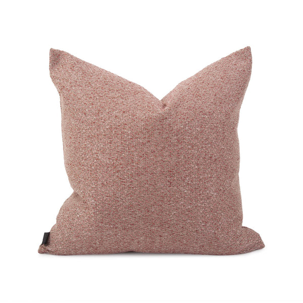 Howard Elliott 20 X 20 Pillow - Luxurious Soft Knobby Weave In Earthy Tones For Contemporary Living Spaces Pink 100% Polyester 2-1289f-howard-elliott
