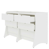 Coney Dresser  Set of 2 in White 2-182GMC1 Manhattan Comfort