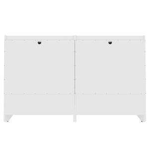 Coney Dresser  Set of 2 in White 2-182GMC1 Manhattan Comfort