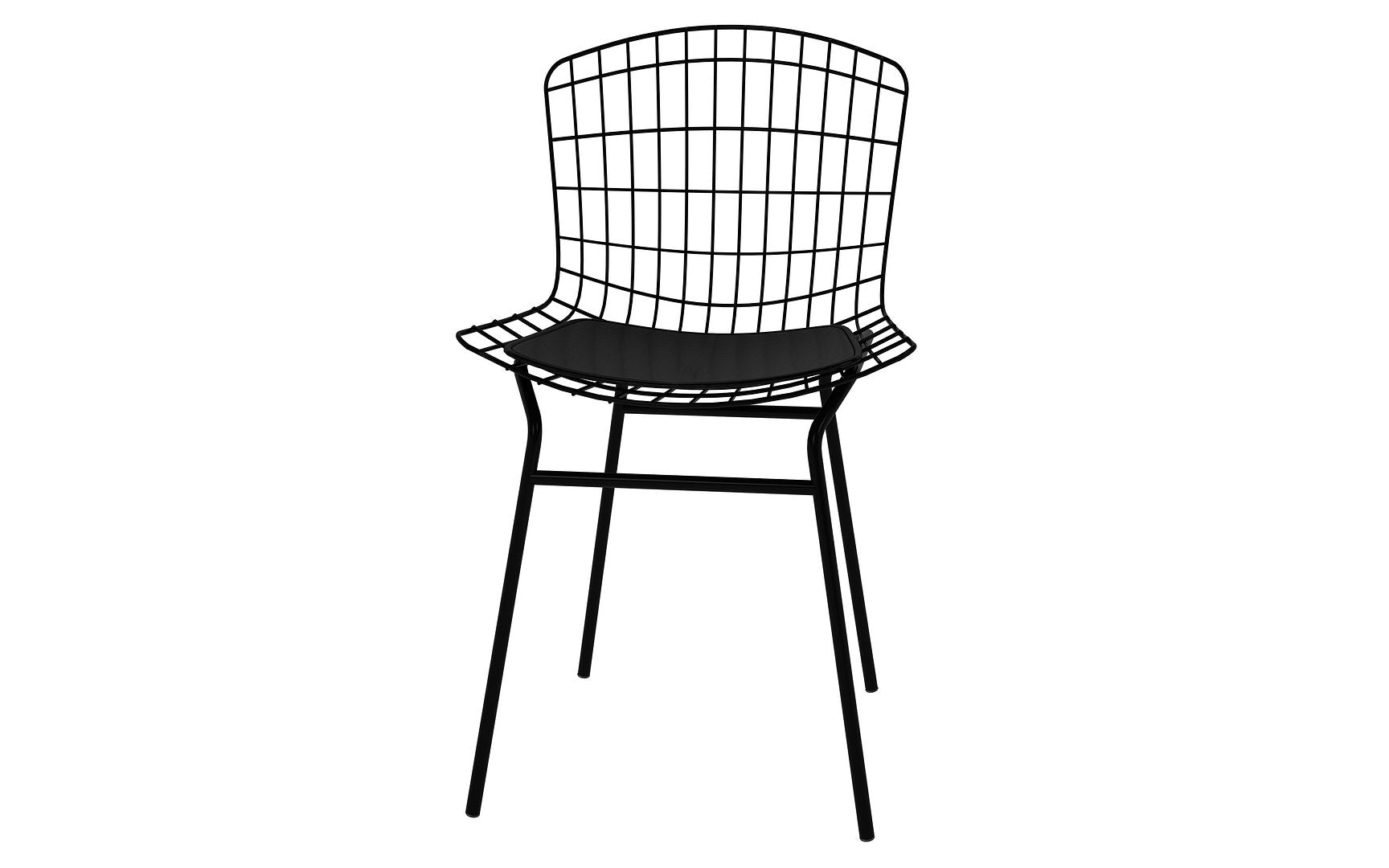 Manhattan Comfort Madeline Modern Chair, Set of 2 Black 2-197AMC3